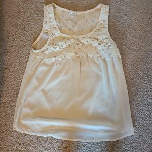 Sheer sleeveless blouse